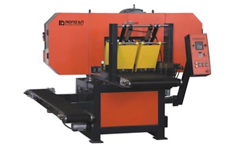 卧式带锯、原木方木开料锯、履带式卧式、自动进料水平开片卧式锯