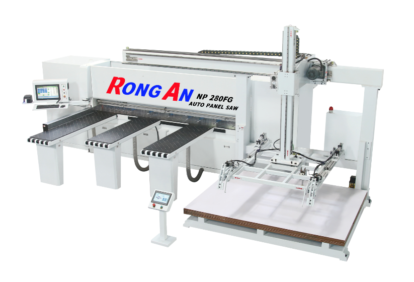 保温一体板开料电子锯、数控电脑裁板锯、保温板材高精度锯切设备
