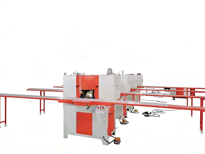 45度双头切角机-门窗精密数控角度锯 相框 铝型材专用双锯片角度切割机